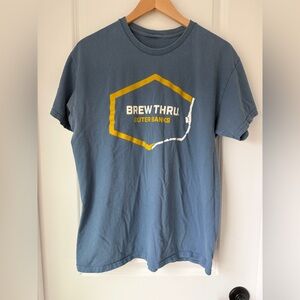 EUC. Men’s Large Brew Thru T Shirt